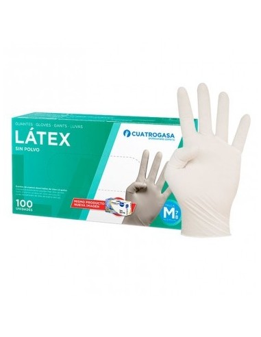 Guante de látex sin polvo 100 uds-Iberomed