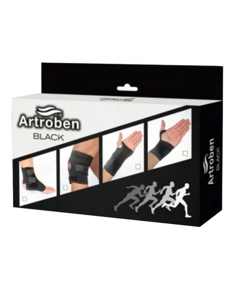 Tobillera Universal Reforzada Artroben Black Herbitas
