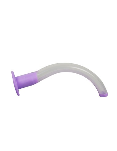 Cánula guedel color morado. Nº5